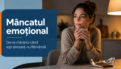 Femeie obosită seara în bucătărie, mâncatul emoțional ca răspuns la stres