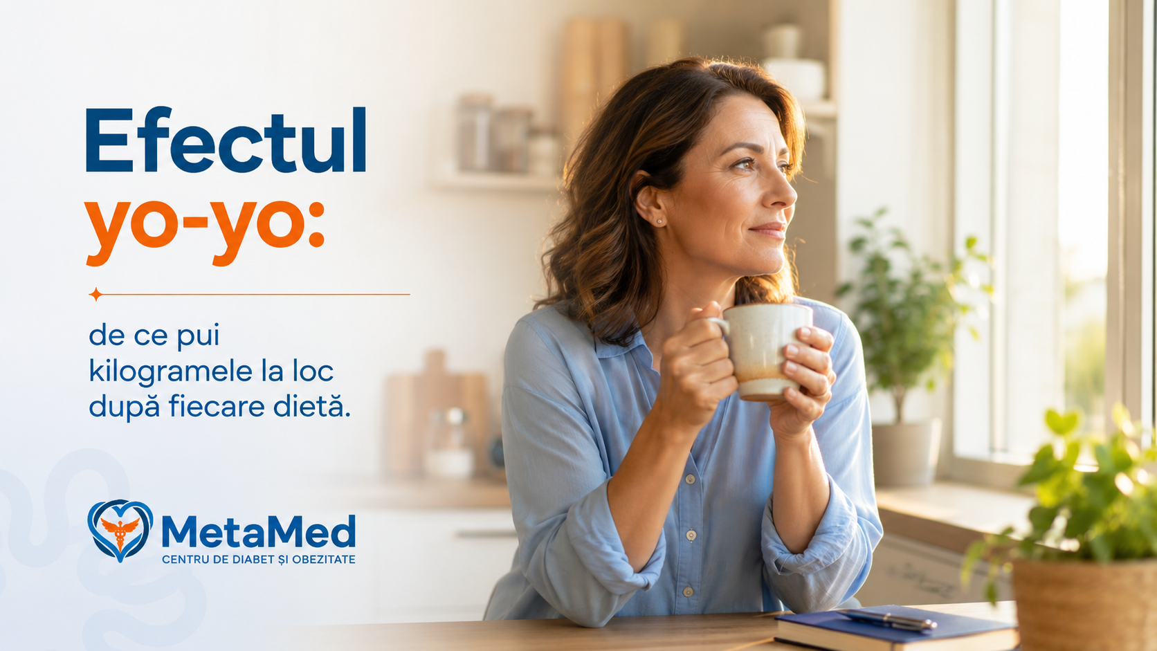 Femeie la 45 de ani care se confruntă cu efectul yo-yo după diete repetate